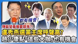 傳藍營基層要罷朱立倫？！盧秀燕選黨主席呼聲高？　趙少康提名「這些大咖」也有機會 @ChinaTimes