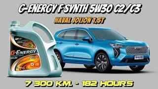 G-Energy F Synth 5w30 C2/C3 (отработка из Haval 1.5T - 7 300 км., 182 моточасов).