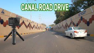 Canal Road Lahore 2021 - Canal Road Lahore Drive View 2021- Lahore Street View 2021 - 4K GoPro