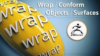 Wrap & Conform Surfaces & Objects in ZBrush - IMM Project, Dynamic Collision, Projection, Deformers!