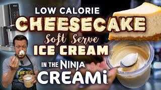 Ninja Creami Cheesecake Soft Serve Ice Cream (Only 215 Calories!)