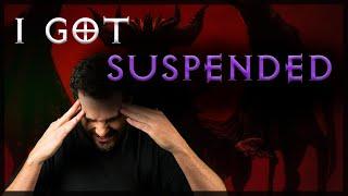 I got suspended Diablo Immortal