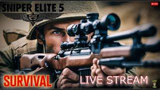 Sniper Elite 5 - Coop - Survival- We Try Again After Our Failure In The Last Stream..!