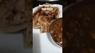 Paneer Aloo Stuffed Kulcha And Chole #chole #kulcha #viralvideo #food #bhartazkitchen #yummy #love