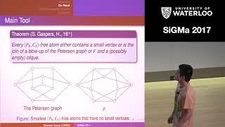 SiGMa 2017 Shenwei Huang, Linearly   χ-bounding  ( P6 , C4 ) -free graphs