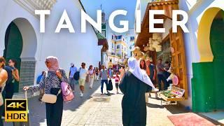 TANGIER Walking Tour MOROCCO 4K HDR