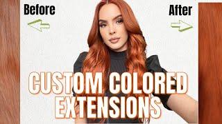 CUSTOM COLORED EXTENSIONS | GLAM SEAMLESS