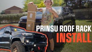 2023 Chevy Colorado Prinsu Pro Roof rack ( DRILLING 12 holes into my roof )