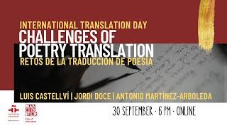 International Translation Day: Challenges of #Poetry #Translation