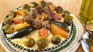 COUSCOUS au Legumes D’AUTOMNE, Facile et Prêt en Quelques Minutes