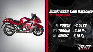 SUZUKI GSX-R 1300 HAYABUSA  -  MIVV OVAL CARBON CAP EXHAUST