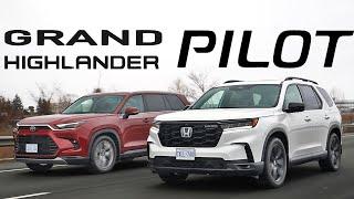 Toyota Grand Highlander vs  Honda Pilot: Which 3 Row SUV is the Better Choice?