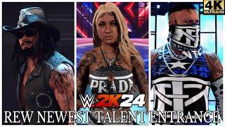 WWE 2K24 REW Newest Talent Entrances @HEAD-OF_ALL-ERAS @jtdiltz5009 @HolyKnightEthereal03 #cawuniverse