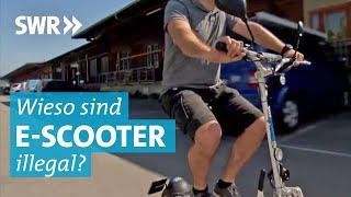 E-Scooter - nachhaltiger, aber illegal