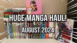 AMAZING 40+ Volume Manga Haul! | August 2024