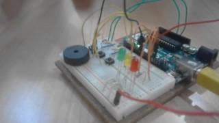 Práctica Arduino - Alarma con pulsadores, LEDS y Buzzer