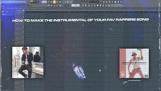 How To Make The Instrumental Of Your Favourite Rappers Song (EASY METHOD) (NO AUDACITY)