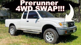 Toyota Tacoma Prerunner Complete 4WD Swap!!!