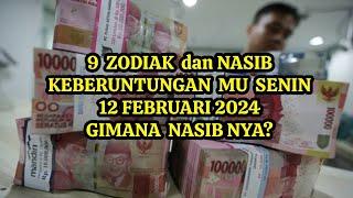 ZODIAK BERUNTUNG HARI senin 12 februari 2024 LENGKAP DAN AKURAT #ngeshortsbareng  