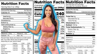 How To Lose Weight By READING FOOD & NUTRITION LABELS