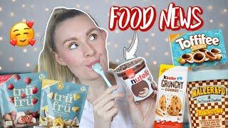 LECKER, oder? XXL FOOD NEWS im LIVe TEST! Nutella Eis, Franzbrötchen Eis, Trü Frü, Kinder Cookies 