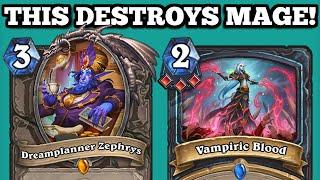 I got legend with this new Triple Blood Death Knight deck! It DESTROYS Mage!