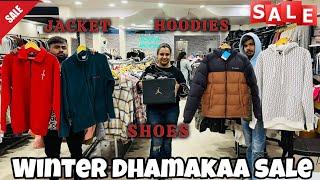 DHAMAKAA SALE   WINTER ️ COLLECTION | Jacket | Hoodies | #brandsshowsha #fashion |#exportsurplus