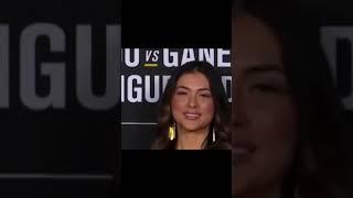 UFC 270 Ring Girl Arianny Celeste Checking Ciryl Gane out  #UFC #weighins #2022 #sports