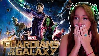 I'm Crying 5 minutes into 'GUARDIANS OF THE GALAXY' | REACTION | First Time Watching