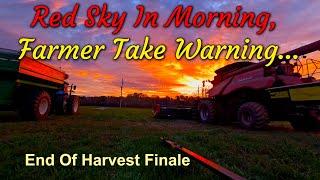 Red Sky In Morning, Farmer Take Warning...  End Of Harvest Finale (11/18/24)