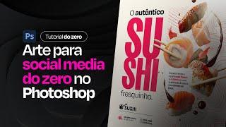 Como fazer uma ARTE para SOCIAL MEDIA no PHOTOSHOP! 