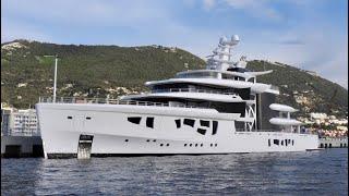 Artefact yacht at Mid Harbour Marina in Gibraltar