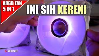 Fan ARGB Murah! Support PWM, Tapi... | Darkflash Infinity 8 White ARGB Fan Kit