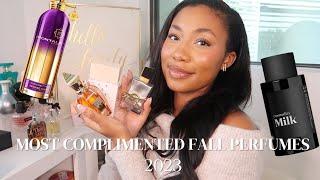 MOST COMPLIMENTED FALL PERFUMES 2023 | BEST WARM AND SWEET PERFUMES