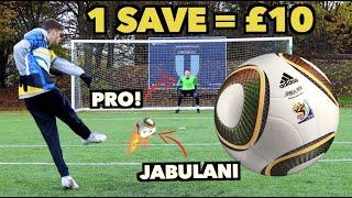 I Gave a PRO Keeper £10 for EVERY Shot he Saves from a Jabulani