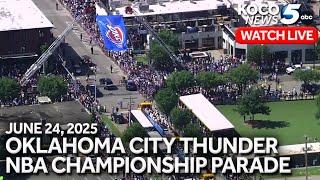 WATCH LIVE: Celebrating the Thunder's championship with parade