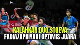 MALAYSIA MASTERS 2022, FADIA/APRIYANI KALAHKAN KAKAK BERADIK ASAL BULGARIA