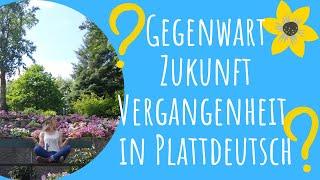 Plattdeutsch lernen für Anfänger I Gegenwart, Zukunft & Vergangenheit in Plattdeutsch