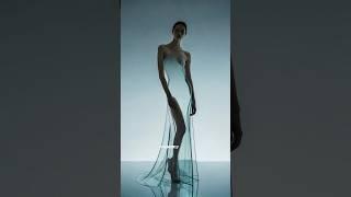 Invisible Dress… Ai x HelenBreznik#aifashion #aivideo #aiconcept #invisible #invisibledress #mirror