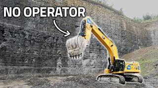 German Quarrying w/ Remote Control Machines!