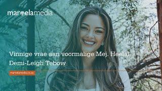 Vinnige vrae aan Demi-Leigh Tebow