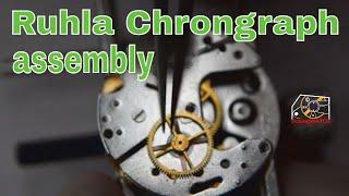 UMF Ruhla Chronograf wristwatch chronograph | movement assembly | function test