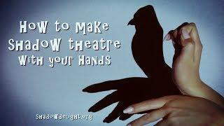 Как сделать театр теней руками для детей | How to make shadow theatre with hand for children