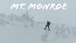 Hiking through a WHITEOUT on Mt. Monroe! // New England #56/67