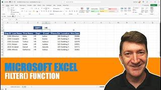 Microsoft Excel Filter Function