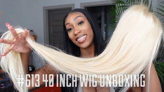 40 INCH #613 13x4 LACE FRONT WIG AFFORDABLE 613 WIG ALIEXPRESS SILKWAVE HAIR