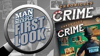 Chronicles of Crime (Lucky Duck Games) First Look by Man Vs Meeple