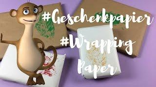 Geschenkpapier selber machen mit Hallo Bloggi Kinderblog