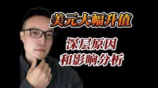 直觉又错了？美元大幅升值的深层原因和影响分析！ #财经