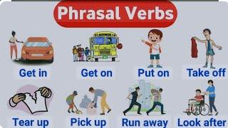 phrasal verb sentences | Daily use English Vocabulary